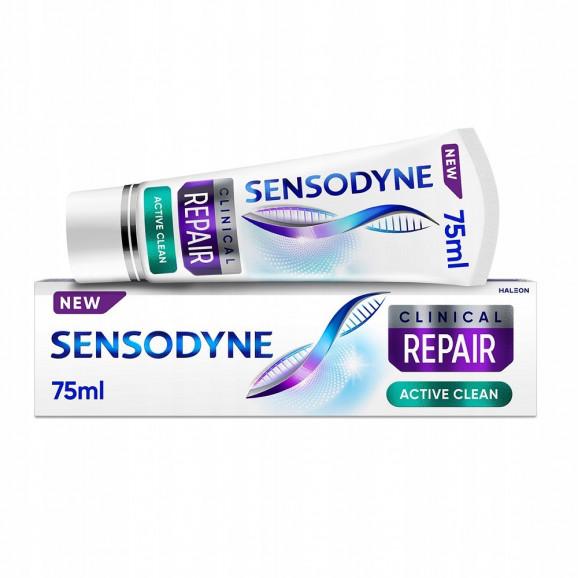 Sensodyne Clinical Repair Active Clean pasta do zębów (75 ml) Sensodyne Clinical Repair Active Clean pasta do zębów (75 ml) - zdjęcie produktu