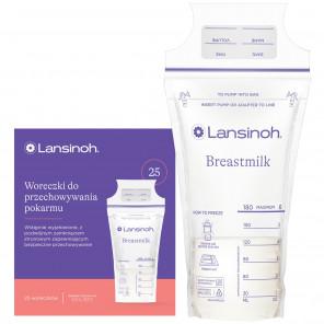 Lansinoh Woreczki do przechowywania pokarmu (25 sztuk) - zdjęcie produktu