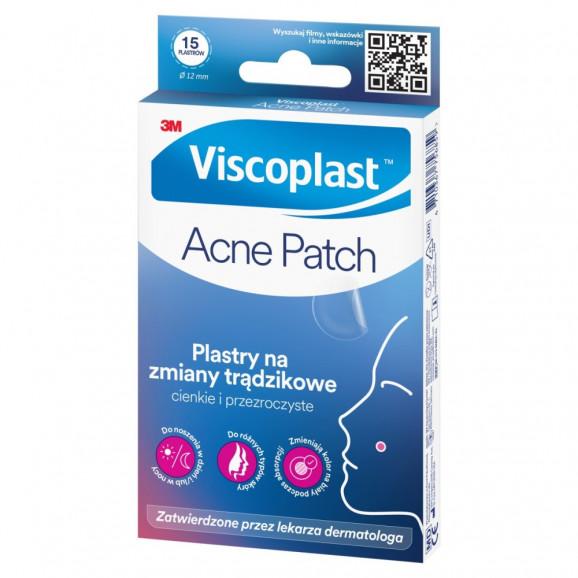 Viscoplast™ Acne Patch – plastry na zmiany trądzikowe (15 szt./Opakowanie) Viscoplast™ Acne Patch – plastry na zmiany trądzikowe (15 szt./Opakowanie) - zdjęcie produktu