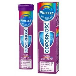 [12.01.2026] Plusssz Odporność 100% Complex, tabletki musujące, 20 szt., KRÓTKA DATA - [12.01.2026] - zdjęcie produktu