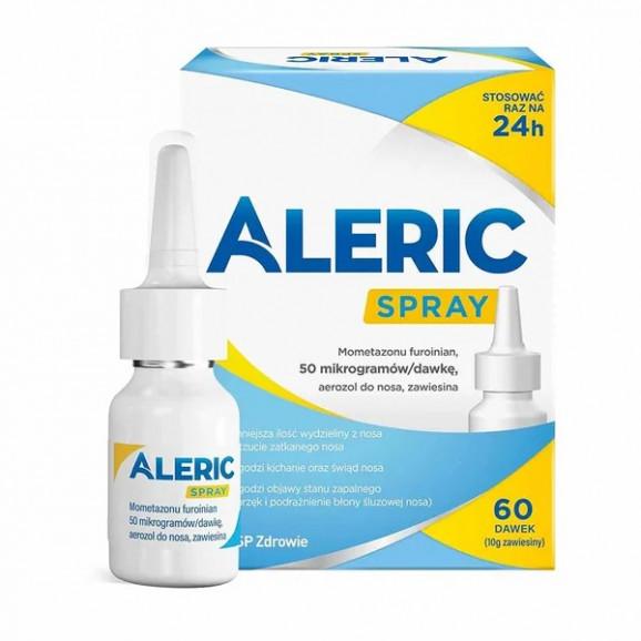 [31.01.2026] Aleric Spray 50 µg/ dawkę, aerozol do nosa, zawiesina, 60 dawek, KRÓTKA DATA - [31.01.2026] - zdjęcie produktu
