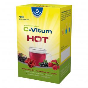[31.01.2026] C-Vitum Hot, witamina C + witamina D + cynk, saszetki, 10 szt., KRÓTKA DATA - [31.01.2026] - zdjęcie produktu