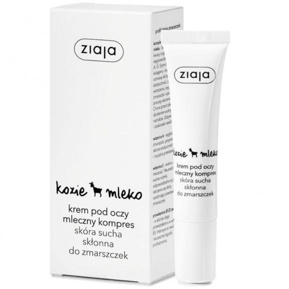 Ziaja Kozie Mleko Krem pod oczy Mleczny kompres (15 ml) Ziaja Kozie Mleko Krem pod oczy Mleczny kompres (15 ml) - zdjęcie produktu