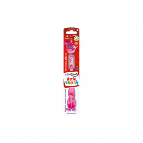 Aquafresh Little Teeth Psi Patrol Szczoteczka do zębów dla dzieci 3-5 lat, różowa, 1 szt. Aquafresh Little Teeth Psi Patrol Szczoteczka do zębów dla dzieci 3-5 lat, różowa, 1 szt. - zdjęcie produktu