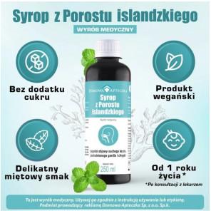 Syrop z Porostu islandzkiego, Domowa Apteczka – wyrób medyczny (165 ml) - zdjęcie produktu