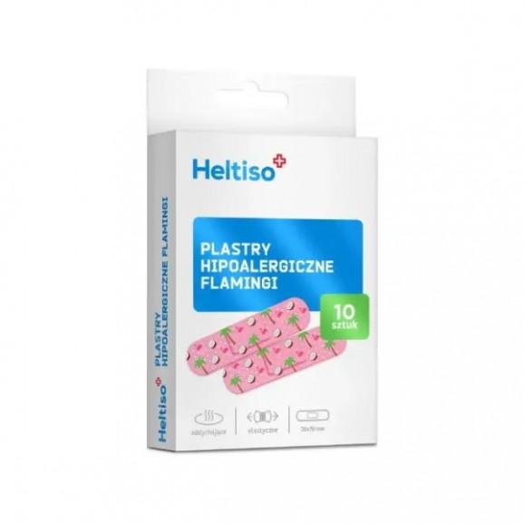 Heltiso Plastry hipoalergiczne flamingi (10 sztuk) - zdjęcie produktu