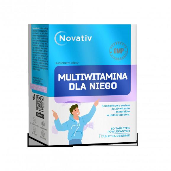 Novativ Multiwitamina dla Niego – suplement diety (60 tabletek) - zdjęcie produktu