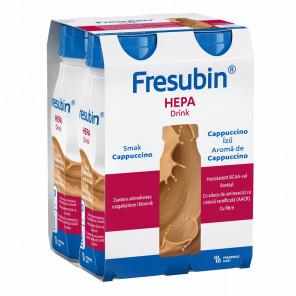 Fresubin Hepa Drink, preparat odżywczy o smaku cappuccino, 4 x 200 ml - zdjęcie produktu
