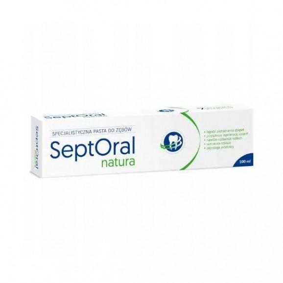 SeptOral Natura Pasta do zębów – kosmetyk specjalistyczny (100 ml) SeptOral Natura Pasta do zębów – kosmetyk specjalistyczny (100 ml) - zdjęcie produktu