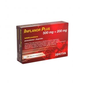 Inflanor Plus 200mg+500mg tabletki powlekane, 20 szt. - zdjęcie produktu