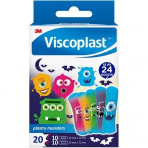 VISCOPLAST Plastry Monsters 20 szt. - zdjęcie produktu