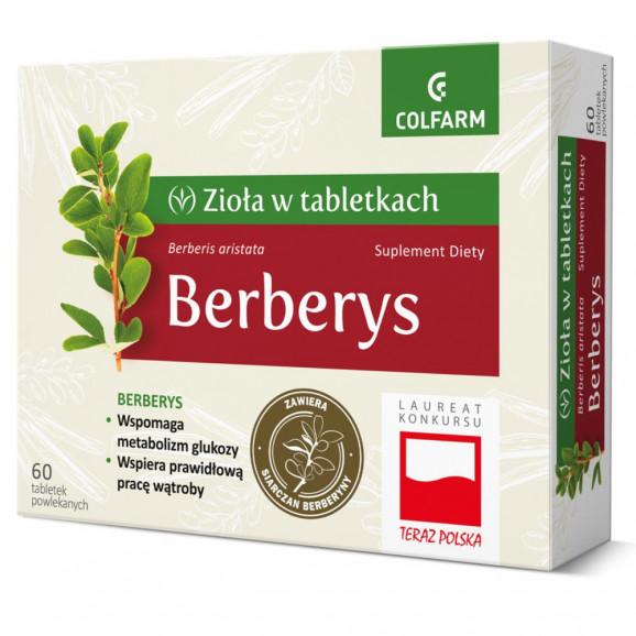 Berberys Colfarm, 60 tabletek – suplement diety Berberys Colfarm, 60 tabletek – suplement diety - zdjęcie produktu