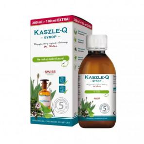 Kaszle-Q syrop ziołowy na suchy i mokry kaszel – wyrób medyczny (300 ml) - zdjęcie produktu