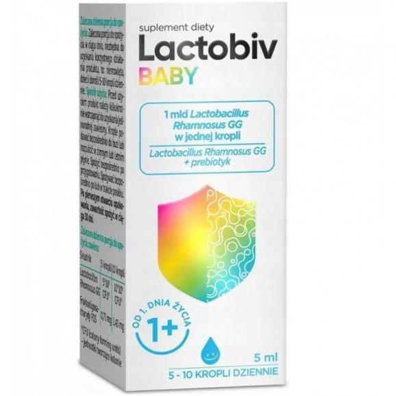 Lactobiv Baby – suplement diety w kroplach (5 ml) - zdjęcie produktu