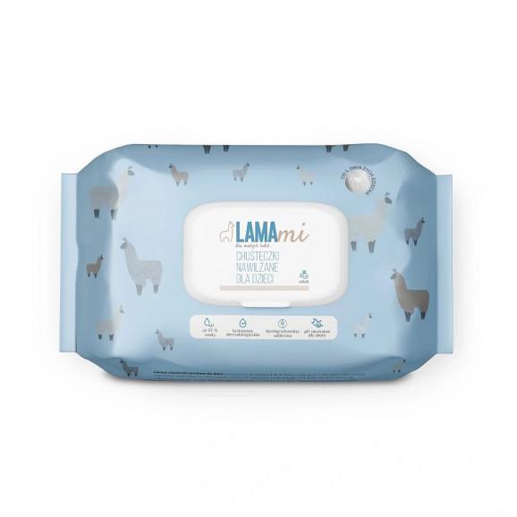 LAMAmi Chusteczki nawilżane dla dzieci, 60 sztuk - zdjęcie produktu