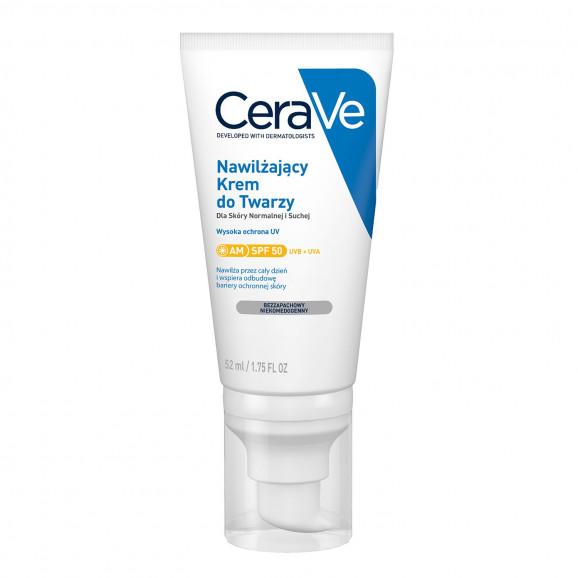 CeraVe Nawilżający krem do twarzy SPF 50 (52 ml) - zdjęcie produktu