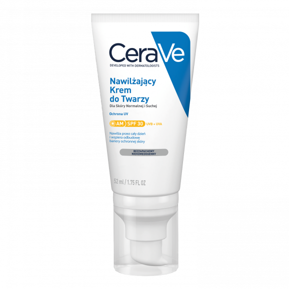CeraVe Nawilżający krem do twarzy SPF 30 – kosmetyk (52 ml) - zdjęcie produktu