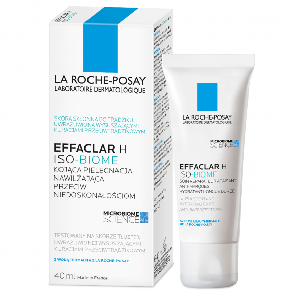 La Roche-Posay Effaclar H Iso-Biome – krem nawilżający (40 ml) La Roche-Posay Effaclar H Iso-Biome – krem nawilżający (40 ml) - zdjęcie produktu