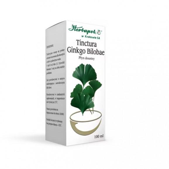 Tinctura Ginkgo Bilobae 100ml – lek roślinny - zdjęcie produktu