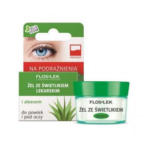 Flos-Lek Żel ze świetlikiem i aloesem, do powiek i pod oczy, 10 g - zdjęcie produktu