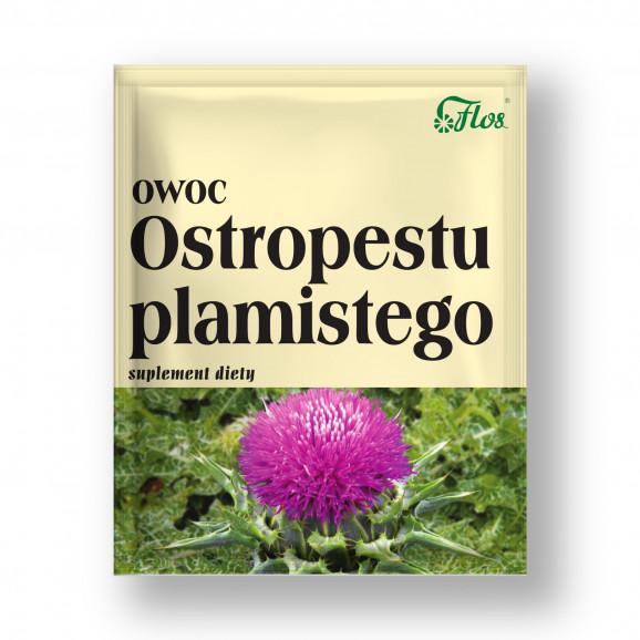 Flos Owoc Ostropestu Plamistego – suplement diety (100 g) Flos Owoc Ostropestu Plamistego – suplement diety (100 g) - zdjęcie produktu