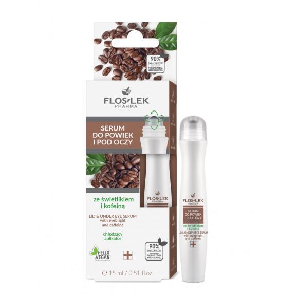 FlosLek Serum pod oczy z kofeiną i świetlikiem 15 ml – kosmetyk - zdjęcie produktu