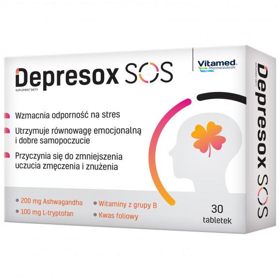 Depresox SOS 30 tabletek – suplement diety - zdjęcie produktu