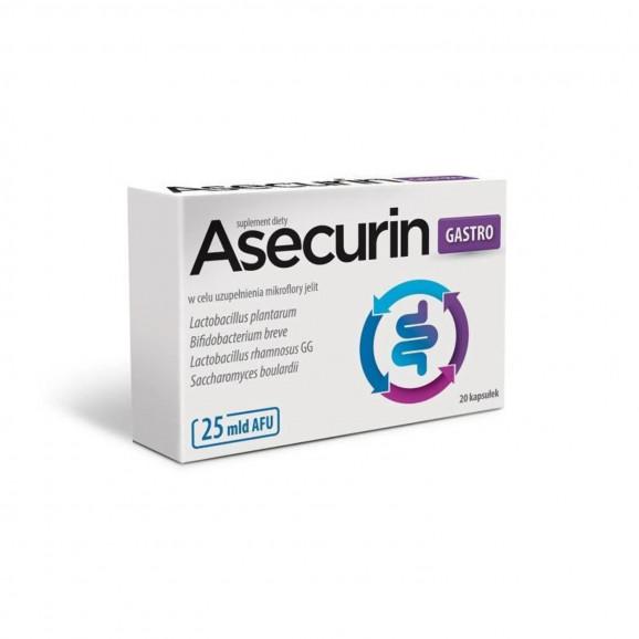 Asecurin Gastro – suplement diety (20 kapsułek) Asecurin Gastro – suplement diety (20 kapsułek) - zdjęcie produktu