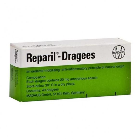 Reparil 20 mg, 40 tabletek dojelitowych Reparil 20 mg, 40 tabletek dojelitowych - zdjęcie produktu