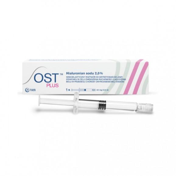 [28.02.2026] OST PLUS roztwór wiskoelastyczny do iniekcji do przestrzeni stawowej 40mg-2 ml, 1 ampu, KRÓTKA DATA - [28.02.2026] - zdjęcie produktu