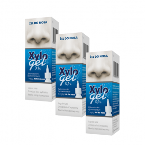 Xylogel 0.1% – żel do nosa (3 x 10 g) - zdjęcie produktu
