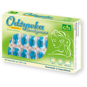 Gal, odżywka keratynowa, kapsułki żelatynowe, 48 szt. - zdjęcie produktu