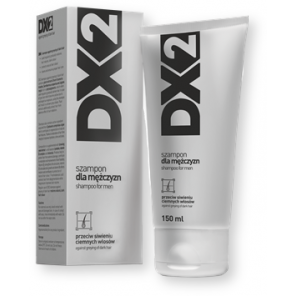 DX2, szampon dla mężczyzn przeciw siwieniu ciemnych włosów, 150 ml - zdjęcie produktu