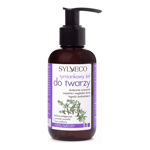 Sylveco, tymiankowy żel do mycia twarzy, 150 ml Sylveco, tymiankowy żel do mycia twarzy, 150 ml - zdjęcie produktu