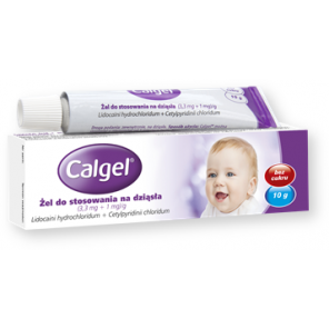 Calgel, żel do stosowania na dziąsła, 10 g (tuba). - zdjęcie produktu
