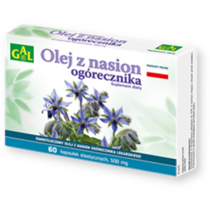 Biogal, kapsułki z olejkiem z nasion ogórecznika, 60 szt. - zdjęcie produktu