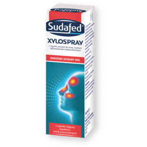 Sudafed XyloSpray, (1mg/ml), aerozol do nosa, 10 ml - zdjęcie produktu