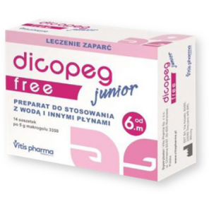 Dicopeg Junior Free, proszek, 5 g, 14 saszetek. - zdjęcie produktu