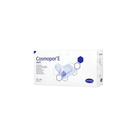 Cosmopor E, plastry opatrunkowe jałowe, 15 x 6 cm, 25 szt. Cosmopor E, plastry opatrunkowe jałowe, 15 x 6 cm, 25 szt. - zdjęcie produktu