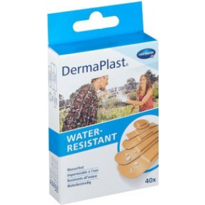 Dermaplast Water-resistant, plastry, 5 rozmiarów, 40 szt. - zdjęcie produktu