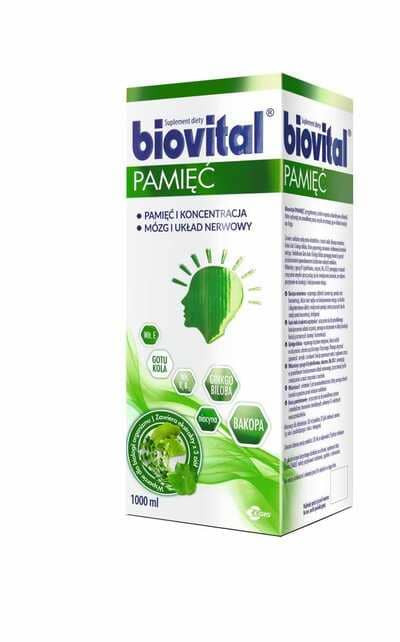 Biovital Pamięć, płyn, 1000 ml