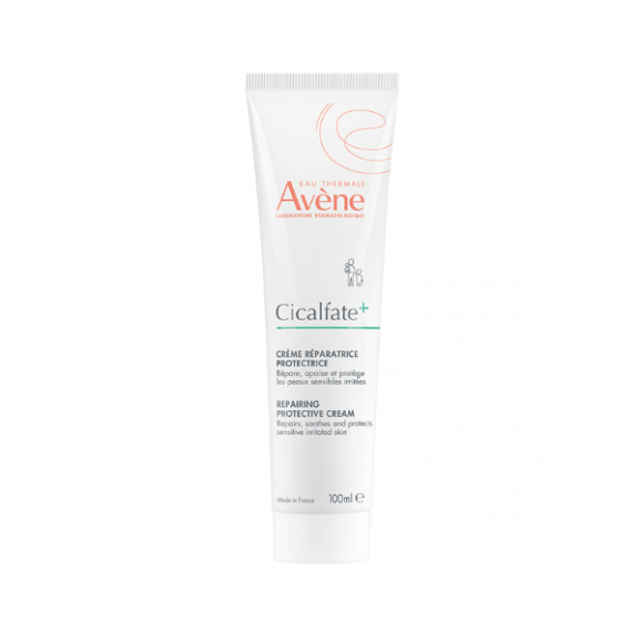 Avene Cicalfate+, regenerujący krem ochronny, do twarzy i ciała dla skóry wrażliwej i podrażnionej, 100 ml Avene Cicalfate+, regenerujący krem ochronny, do twarzy i ciała dla skóry wrażliwej i podrażnionej, 100 ml - zdjęcie produktu