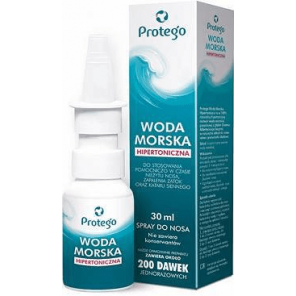  Protego, woda morska hipertoniczna, spray do nosa, 30 ml - zdjęcie produktu