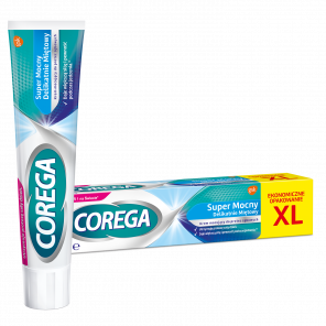 Corega Super Mocny Delikatnie Miętowy, krem do protez, 70 g - zdjęcie produktu
