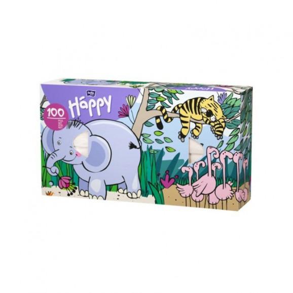 Bella Baby Happy, chusteczki higieniczne, słoń, 100 szt. Bella Baby Happy, chusteczki higieniczne, słoń, 100 szt. - zdjęcie produktu