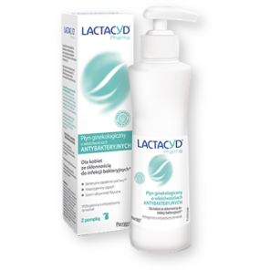 Lactacyd Pharma, płyn ginekologiczny, antybakteryjny, z pompką, 250 ml - zdjęcie produktu