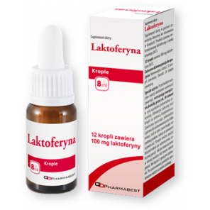 Laktoferyna, krople doustne, 8 ml - zdjęcie produktu