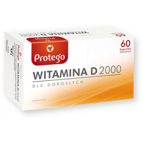 Protego Witamina D 2000, kapsułki elastyczne, 60 szt. - zdjęcie produktu