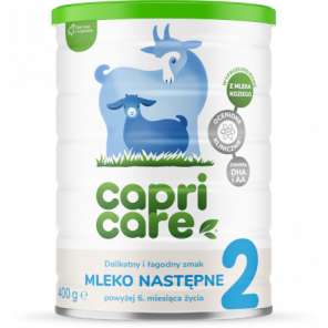 Capricare 2, mleko następne na mleku kozim, proszek, 400 g - zdjęcie produktu