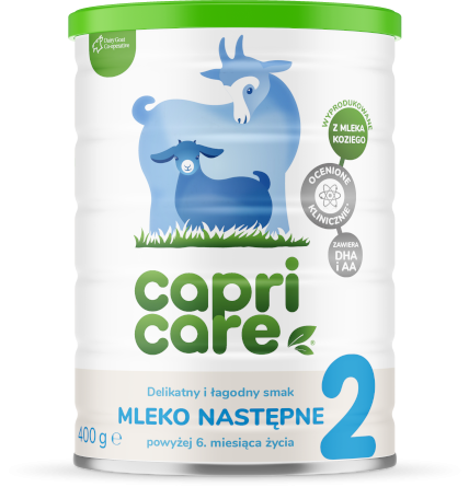 Capricare 2, mleko następne na mleku kozim, proszek, 400 g